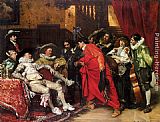 Ferdinand Roybet Famous Paintings - The Troubadours